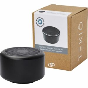 Mini haut-parleur Bluetooth® en aluminium recyclé Rise 3 W RCS