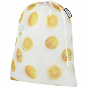 Sac de courses en polyester recyclé de 25 x 32 cm à sublimation