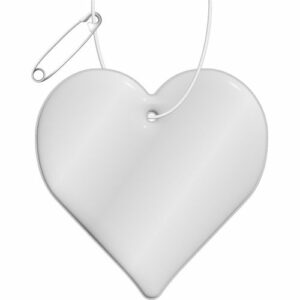 Attache réfléchissante en PVC en forme de cœur H-09 RFX™