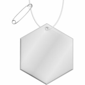 Attache réfléchissante hexagonale en PVC H-12 RFX™