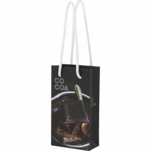 Sac en papier 170 g/m2 intégra fait à la main avec poignées en plastique, petit modèle