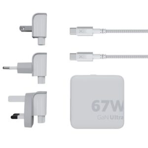Chargeur de voyage Xtorm XVC2067 GaN Ultra de 67 W avec câble USB-C PD de 100 W
