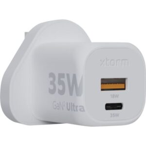 Chargeur mural Xtorm XEC035 GaN² Ultra de 35 W - Prise britannique
