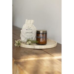 Bougie parfumée Wellmark parfum bois de cèdre
