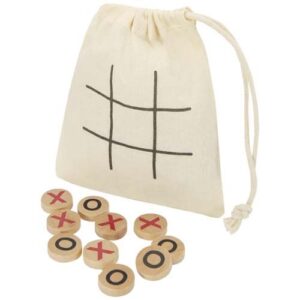 Jeu de morpion Whorl en bois