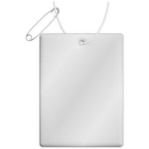 Grande attache rectangulaire légère RFX™ H-12 en PVC réfléchissant