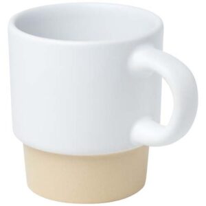 Tasse à espresso empilable Olympia de 130 ml avec fond en argile