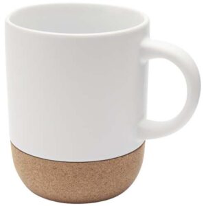 Mug Billie en céramique de 300 ml avec détails en liège et finition matte