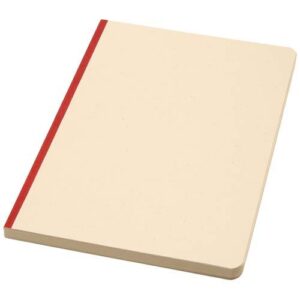 Carnet A5 Liliana à couverture souple en canne à sucre et RPET