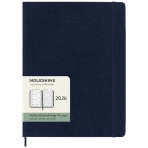Agenda XL 12 mois Moleskine à couverture souple