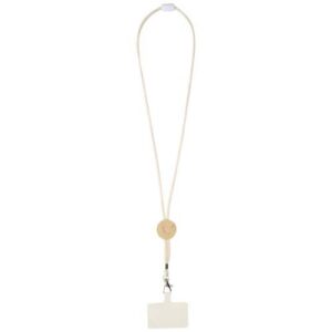 Tour de cou Adhab pour smartphone avec détails en bambou