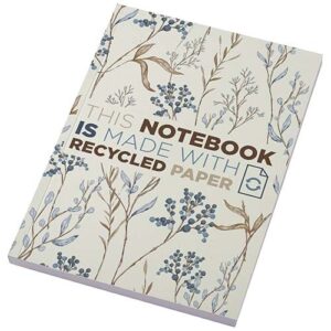 Cahier Novella Austen A5 recyclé à couverture souple de 100 feuilles