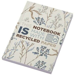 Cahier Novella Austen recyclé A6 à couverture souple de 100 feuilles